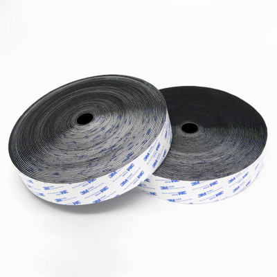 3m adhesive Velcro hook and loop tape Black