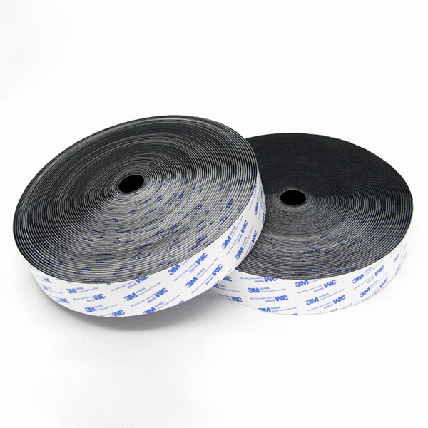 3m adhesive Velcro hook and loop tape Black