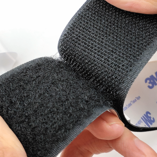 3m adhesive Velcro hook and loop tape Black