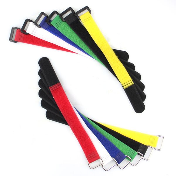 Reverse buckle storage strap