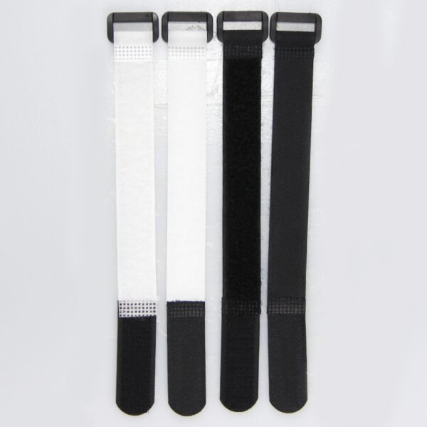 Reverse buckle storage strap