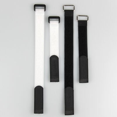 Reverse buckle storage strap