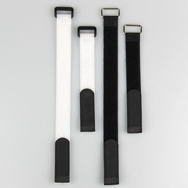 Reverse buckle storage strap