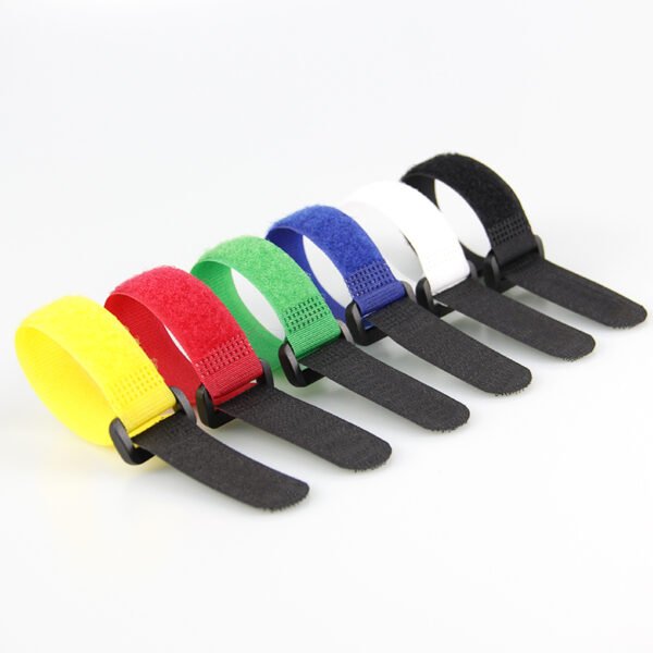 Reverse buckle storage strap