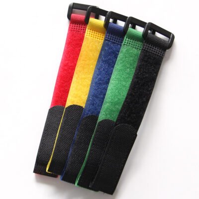 Wholesale Hook and Loop Cable Ties Storage Strap whit Buckle Fixed items for Organizational Management