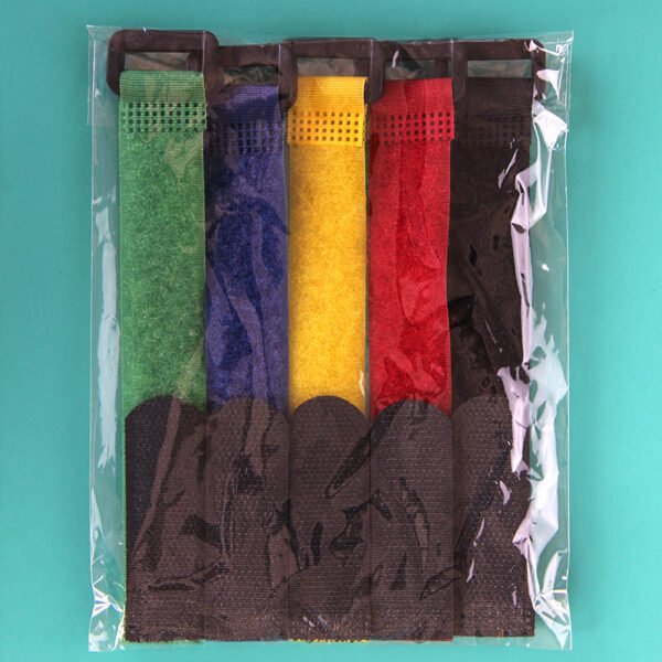 Wholesale Hook and Loop Cable Ties Storage Strap whit Buckle Fixed items for Organizational Management - Image 8