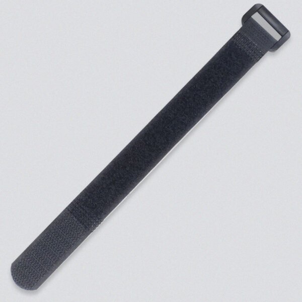 Reverse buckle storage strap