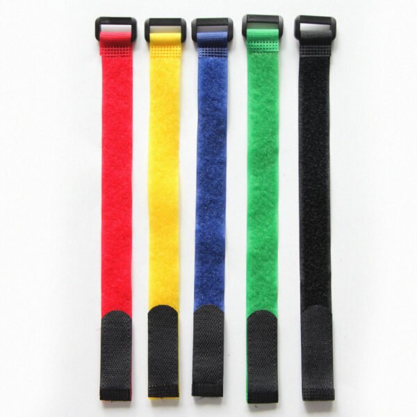 Reverse buckle storage strap